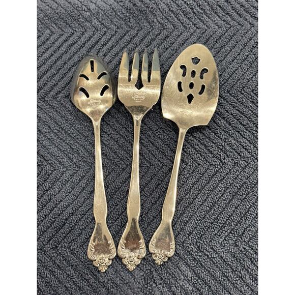 Normandie from Japan Flatware meat fork, Spoon Server,Pie Server. STAINLESS VTG - Picture 4 of 6